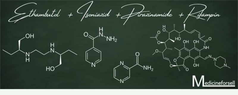 إيثامبوتول + أيزونيازيد + بيرازيناميد + ريفامبين